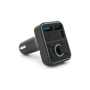 FM модулятор Voltronic D1, підсвітка 7 кольорів, 1.5-3.1A, USB, TF (FM-D1-7Col) зображення 1