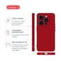 Чохол до мобільного телефона Intaleo SoftShell Apple iPhone 16 Pro Red (1283126609299) - зменшене зображення 4