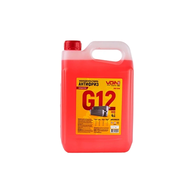 Антифриз VOIN G12 концентрат Red 4л (VAK-1246) - изображение 1