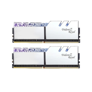 Модуль памяти для компьютера DDR4 32GB (2x16GB) 3200 MHz TridentZ RGB ROYAL Silver G.Skill (F4-3200C16D-32GTRS) изображение 1