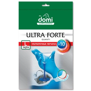 Рукавички господарські Domi с бархатным напылением L (9556073302530) зображення 1