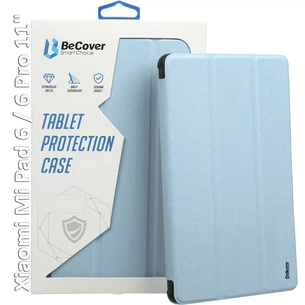 Чохол до планшета BeCover Tri Fold Soft TPU Silicone Xiaomi Mi Pad 6 / 6 Pro 11" Light Blue (709673) зображення 1