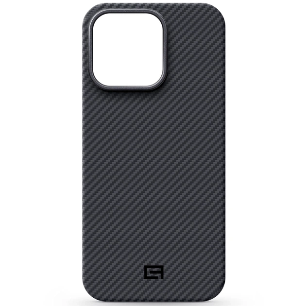 Чехол для мобильного телефона Armorstandart BlackIcon Aramid Twill MagCase Apple iPhone 16 Pro Max Black (ARM90152) - изображение 1
