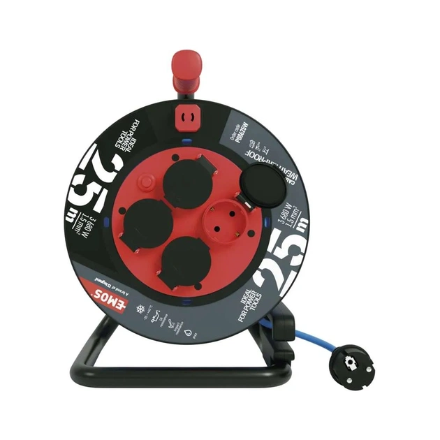 Мережевий подовжувач EMOS P08625W - picture 2