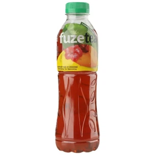 Напій Fuzetea Чай холодний чорний Зі смаком персика та гібіскуса 500 мл (5449000236623) зображення 1