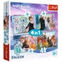 Пазл Trefl Frozen Удивительный мир Ледяного сердца 4 в 1 (12, 15, 20, 24) (5900511343816) - уменьшенное изображение 1