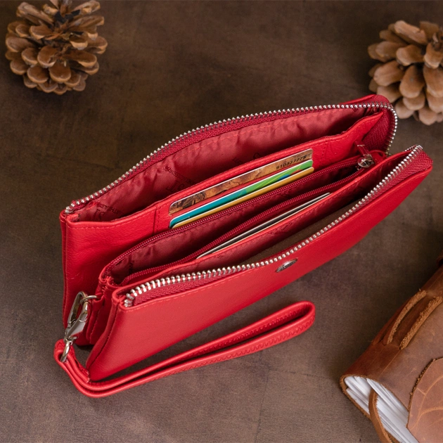 Гаманець ST Leather Червоний (19251) - зображення 10