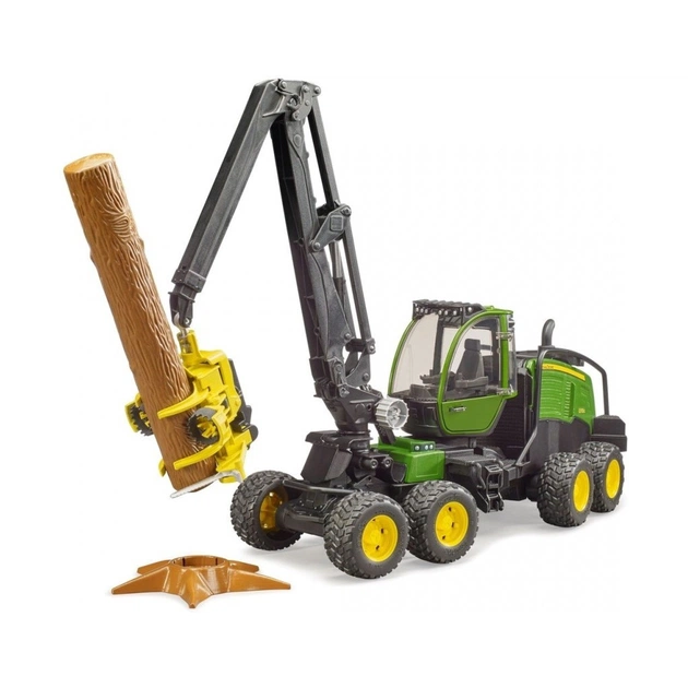 Спецтехніка Bruder Харвестер John Deere 1270G з 1 колодою (02135) - picture 8