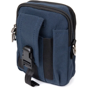 Сумка Vintage На пояс нейлон Синя (20649) изображение 1