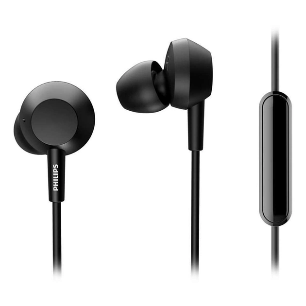 Навушники Philips TAE4105 Mic Black (TAE4105BK/00) - изображение 1