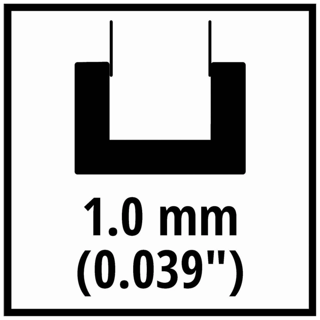 Шина для ланцюгової пили Einhell 15см, 1.0мм (4500163) - picture 3