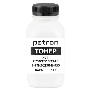 Тонер XER C230/C310/C410, 55 г, Black Patron (PN-XC230-B-055) зображення 1