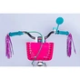 Велосипед Formula 20" Kid FLOWER PREMIUM BH рама-10" ST 2026 білий з рожевим та бірюзовим (OPS-FRK-20-244) - зменшене зображення 4