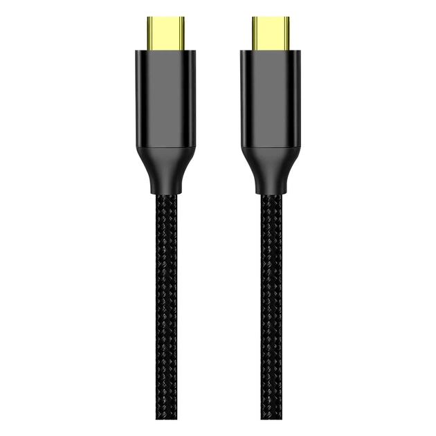 Дата кабель USB-C to USB-C 1.0m USB3.2 (20Gbps 4K PD100W) Gen2 5А black ColorWay (CW-CBPDCC062-BK) - picture 5