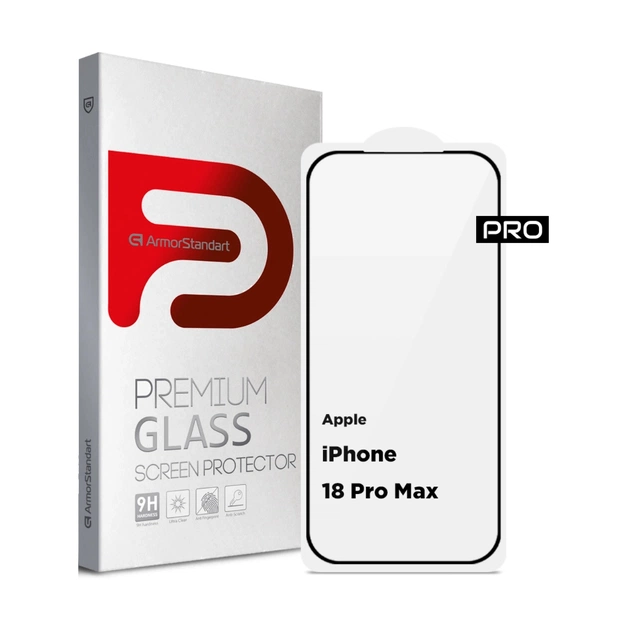 Скло захисне Armorstandart Pro Apple iPhone 18 Pro Max (ARM91936) - зображення 1