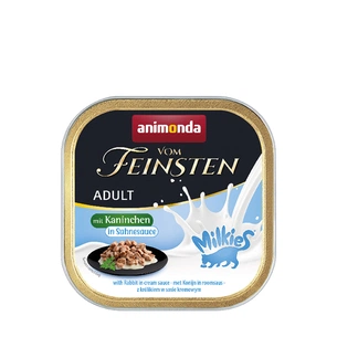 Вологий корм для кішок Animonda Vom Feinsten Adult with rabbit in cream sauce 100 г (4017721830379) зображення 1