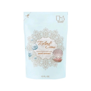 Рідке мило Ti Amo Crema З екстрактом перлин 450 мл (4820195509425) зображення 1