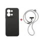 Чохол до мобільного телефона Dengos Case + Cross-body Strap Xiaomi Redmi 15C Black+Grey (DG-KM-CCRB-47) - зменшене зображення 1