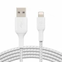 Дата кабель USB 2.0 AM to Lightning 1.0m white Belkin (CAA002BT1MWH) - зменшене зображення 1