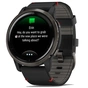 Смарт-годинник Garmin Venu 2, GPS, Wi-Fi, Black + Slate, Leather, GPS (010-02430-21) - зменшене зображення 2