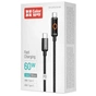 Дата кабель USB-C to USB-C 1.0m 3A PD60W black ColorWay (CW-CBPDCC103-BK) - зменшене зображення 4