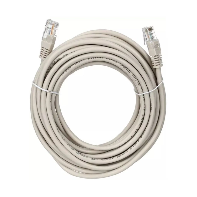 Патч-корд 20м, UTP, cat.5e, CU, 24AWG, grey Kingda (KD-PAUT32000GY) - изображение 1