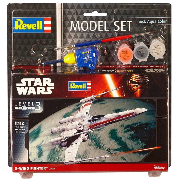 Збірна модель Revell Зоряний винищувач X-крил рівень 3, 1:112 (RVL-63601) - зображення 1
