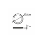 Светильник Eurolamp LED Glass Downlight 6W 500Lm 4000K (LED-DLR-6/4(glass)) - уменьшенное изображение 3