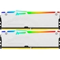 Модуль пам'яті для комп'ютера DDR5 32GB (2x16GB) 6000 MHz FURY Beast White RGB Kingston Fury (ex.HyperX) (KF560C40BWAK2-32) - уменьшенное изображение 4