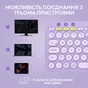 Клавіатура Logitech K380 Multi-Device Bluetooth UA Lavender Lemonade (920-011166) - зменшене зображення 7