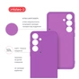 Чохол до мобільного телефона Intaleo Silicone Samsung Galaxy S24 Violet (1283126600333) - зменшене зображення 5