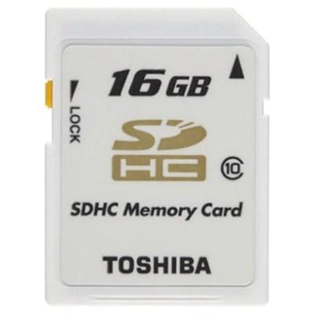 Карта пам'яті Toshiba 16Gb SDHC class 10 (SD-T16GJ(BL4/SD-T16GJ(BL5) - зображення 1