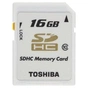 Карта пам'яті Toshiba 16Gb SDHC class 10 (SD-T16GJ(BL4/SD-T16GJ(BL5) - уменьшенное изображение 1