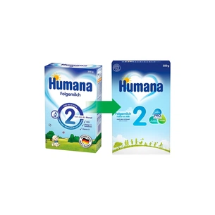 Дитяча суміш Humana 2 молочна з пребіотиками 300 г (4031244720276) зображення 1