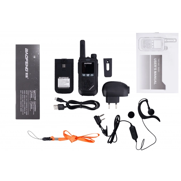 Портативна рація Baofeng BF-T17 Black Twin Pack - зображення 5