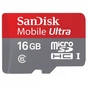 Карта пам'яті SanDisk 16GB microSDHC Class 10 UHS-I (SDSDQUAN-016G-G4A) - зменшене зображення 1