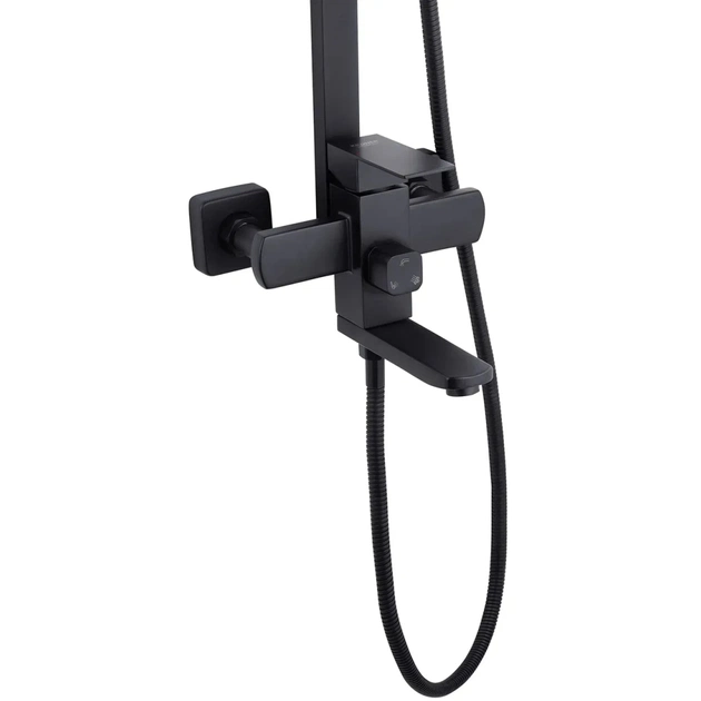 Душевой гарнитур Kroner Edelstahl Kubus-SCH063 + змішувач Edelstahl Kubus-SCH010 + змішувач Edelstahl Kubus-SCH052 (CVS30184) - изображение 8