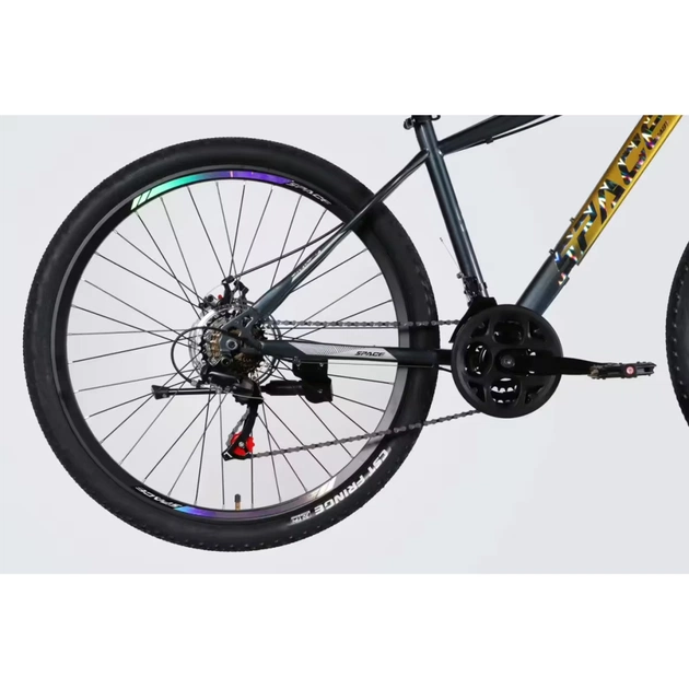 Велосипед Space 29" MARS DD FR рама-18" ST 2026 золотисто-чорний (OPS-SP-29-159) - зображення 5