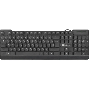 Клавіатура Defender Element HB-190 UKR USB Black (45192) зображення 1