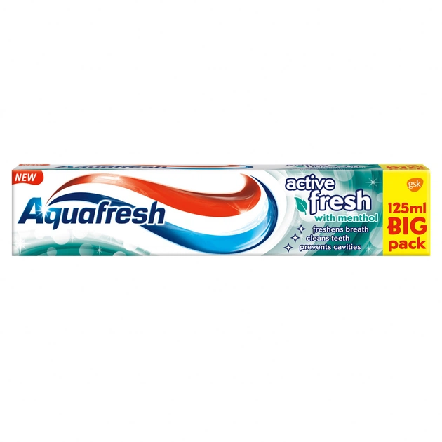 Зубна паста Aquafresh Заряд свіжості 125 мл (5054563087041) - зображення 1