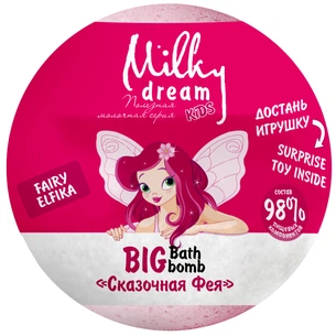 Бомбочка для ванни Milky Dream Kids Казкова фея 190 г (4820205302374) изображение 1