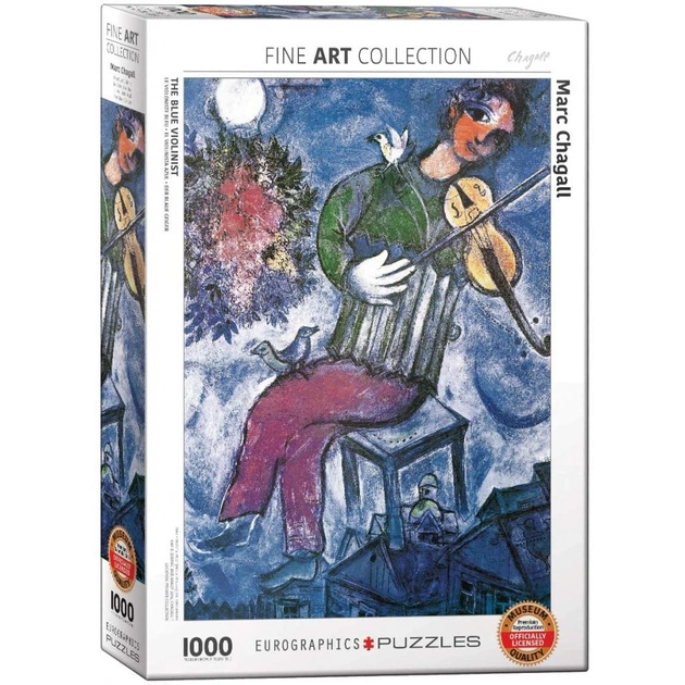 Пазл Eurographics Синій скрипаль. Марк Шагал, 1000 елементів (6000-0852) - зображення 1