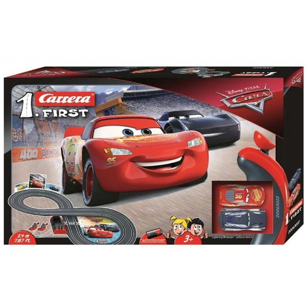 Автотрек Carrera First DisneyPixar Тачки. траса 2,4 м. (CR-20063022) - изображение 1