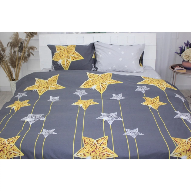 Постільна білизна MirSon Бязь Ranforce Elite 17-0422 Golden Star 110х140 (2200004664545) - изображение 1