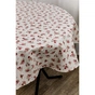 Скатертина Прованс непромокаюча Simfoni Червоні трояндочки на натюрель D-180 см (033837) - зменшене зображення 1