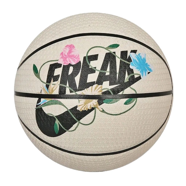 М'яч баскетбольний Nike Playground 8P 2.0 G Antetokounmpo Deflated Pale N.100.4139.129.07 Уні 7 Молочний/Чорний (887791750532) - зображення 1