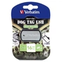 USB флеш накопичувач Verbatim 16GB Dog Tag Black USB 2.0 (98671) - зменшене зображення 5