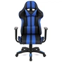 Крісло ігрове Аклас Стрік Light ANF Синій (PU-чорний/cиній) (00160342) - зменшене зображення 2