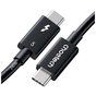 Дата кабель USB-C to USB-C 1.0m Thunderbolt 5 Intel certified Choetech (A3011) - зменшене зображення 2