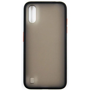 Чохол до мобільного телефона Dengos Samsung Galaxy A01 (black) (DG-TPU-MATT-32) зображення 1